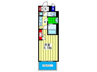 ｽﾜﾝｽﾞｼﾃｨ大阪城北詰(504)の物件間取画像